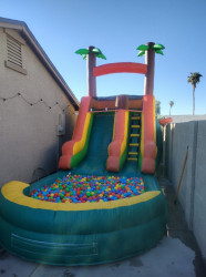 Untitled20design201 1764088444 Waterslide or Ball Pit with a bounce house with Table and Chairs Package