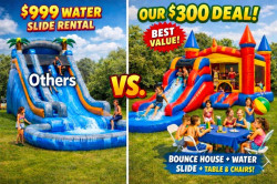 Ball Pit or Waterslide with Table and Chairs